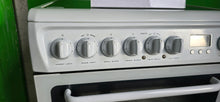 Load image into Gallery viewer, EcoSmart Appliances - Hotpoint 60cm Double Oven Electric Cooker with Ceramic Hob - Polar White (1622)