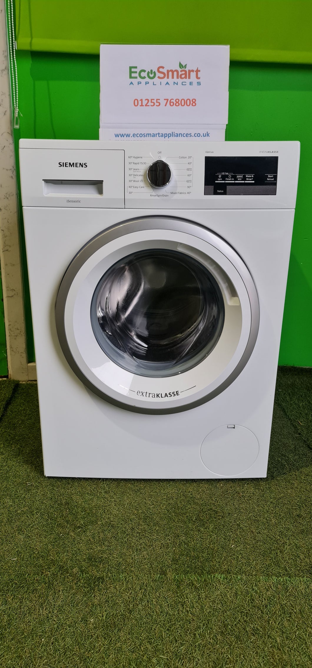 Siemens extraKlasse iq500 1400 Spin 8kg Washing Machine (1291)