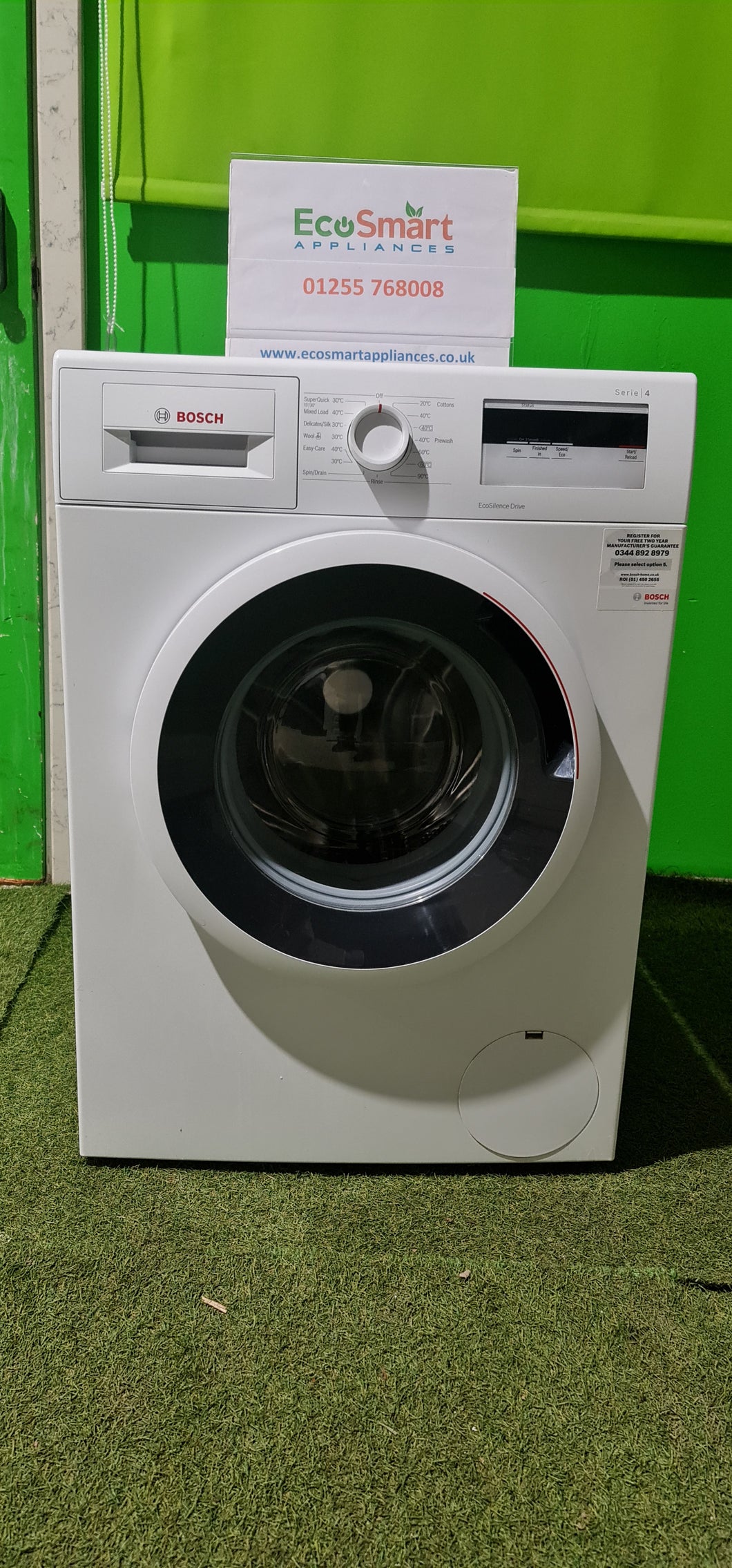 EcoSmart Appliances - Bosch Serie 4 7kg 1400rpm EcoSilence Drive A+++ Washing Machine (1293)