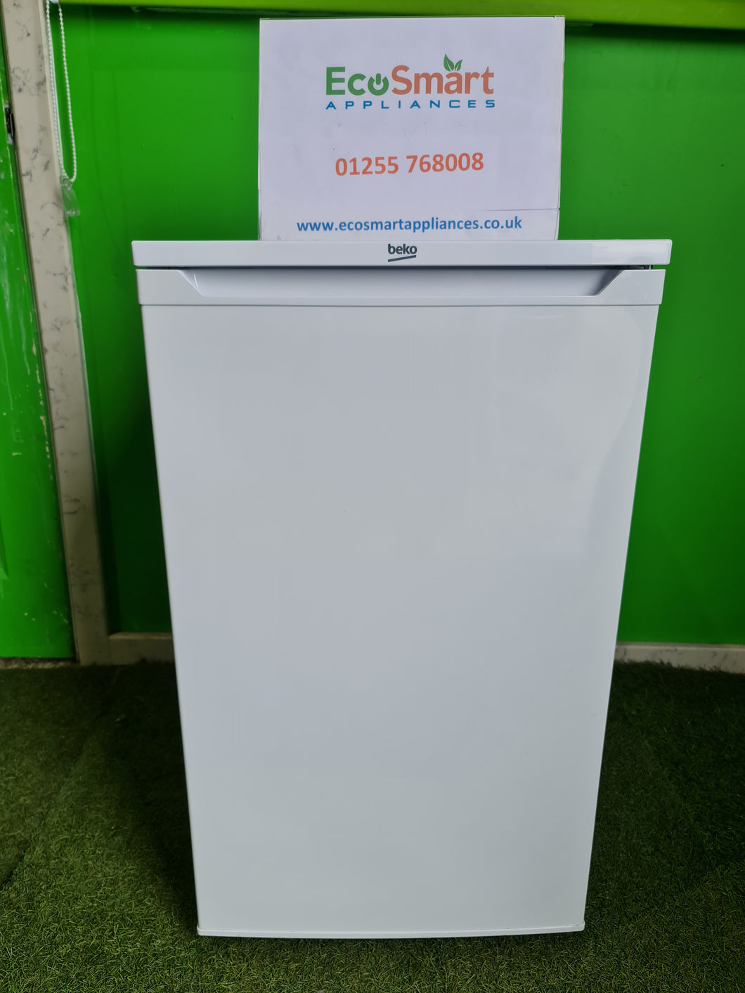EcoSmart Appliances - Beko FS4823W 50cm Freestanding Under Counter Freezer-White with Freezer Guard Suitable for Outbuildings (1413)