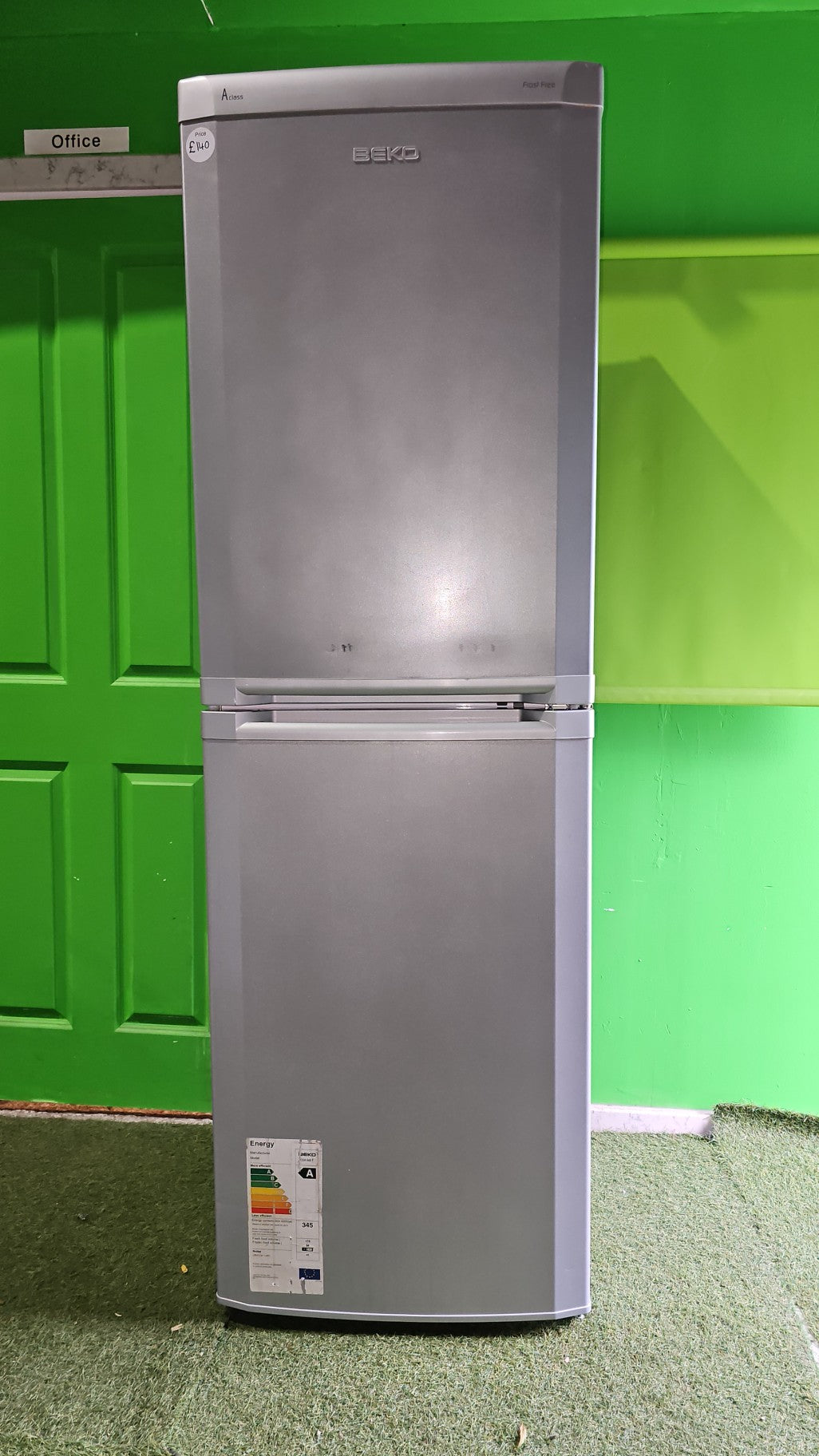 EcoSmart Appliances - Beko Silver Fridge Freezer (1228)