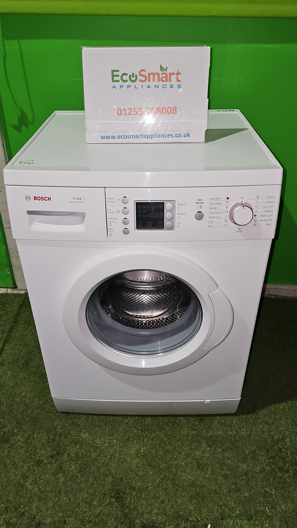 EcoSmart Appliances - Bosch Maxx 7KG 1200rpm VarioPerfect Washing Machine (1249)