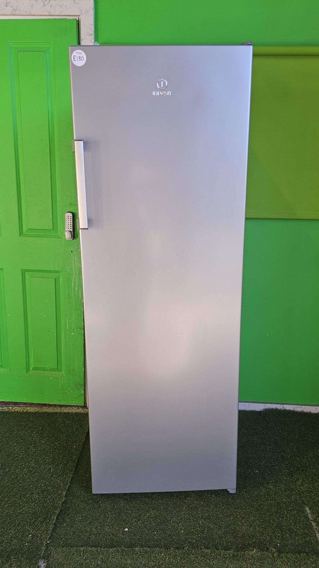 EcoSmart Appliances - Indesit Tall Freestanding Fridge in silver (1257)