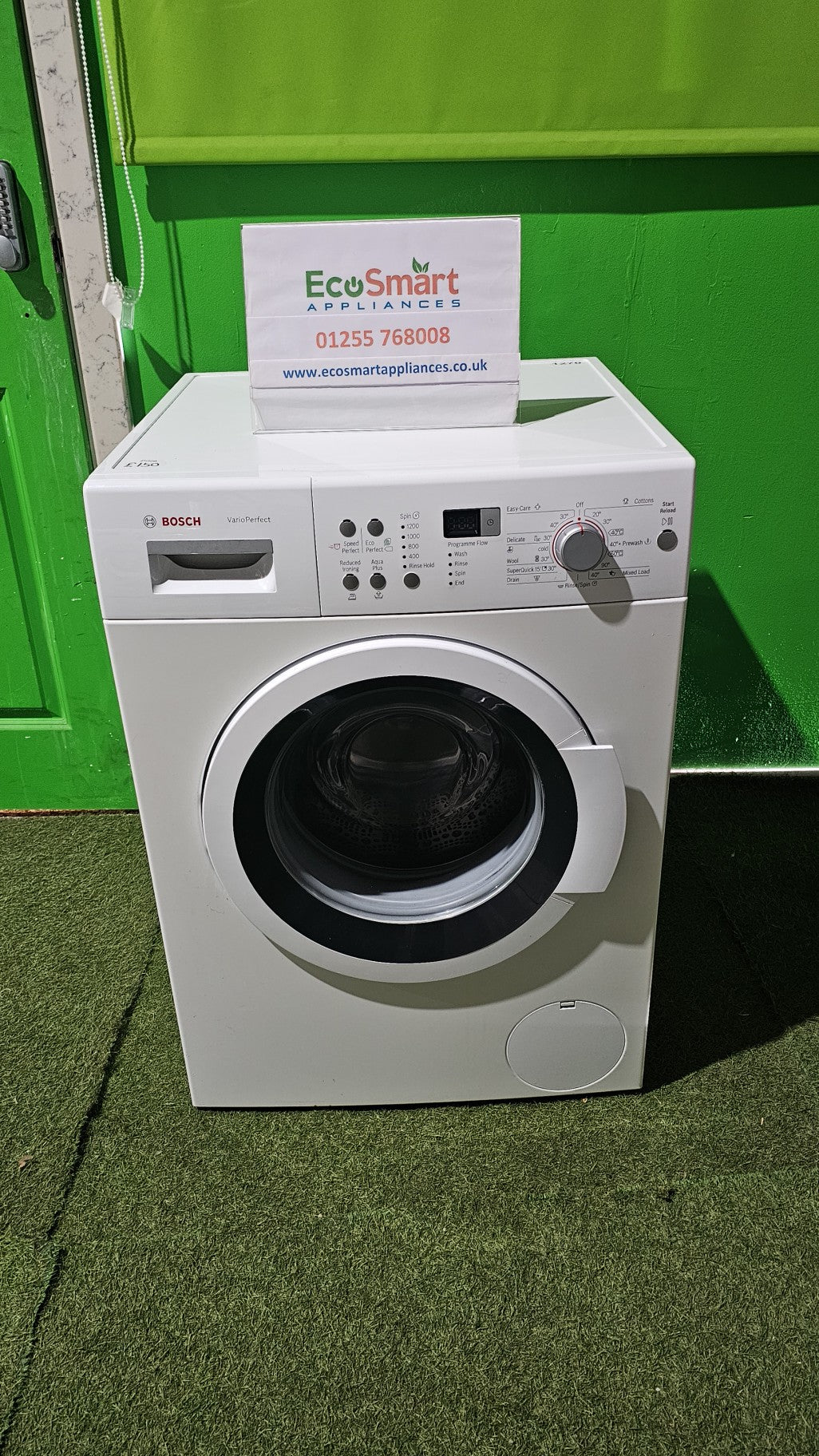 EcoSmart Appliances - Bosch VarioPerfect 8kg 1200rpm Washing Machine (1270)