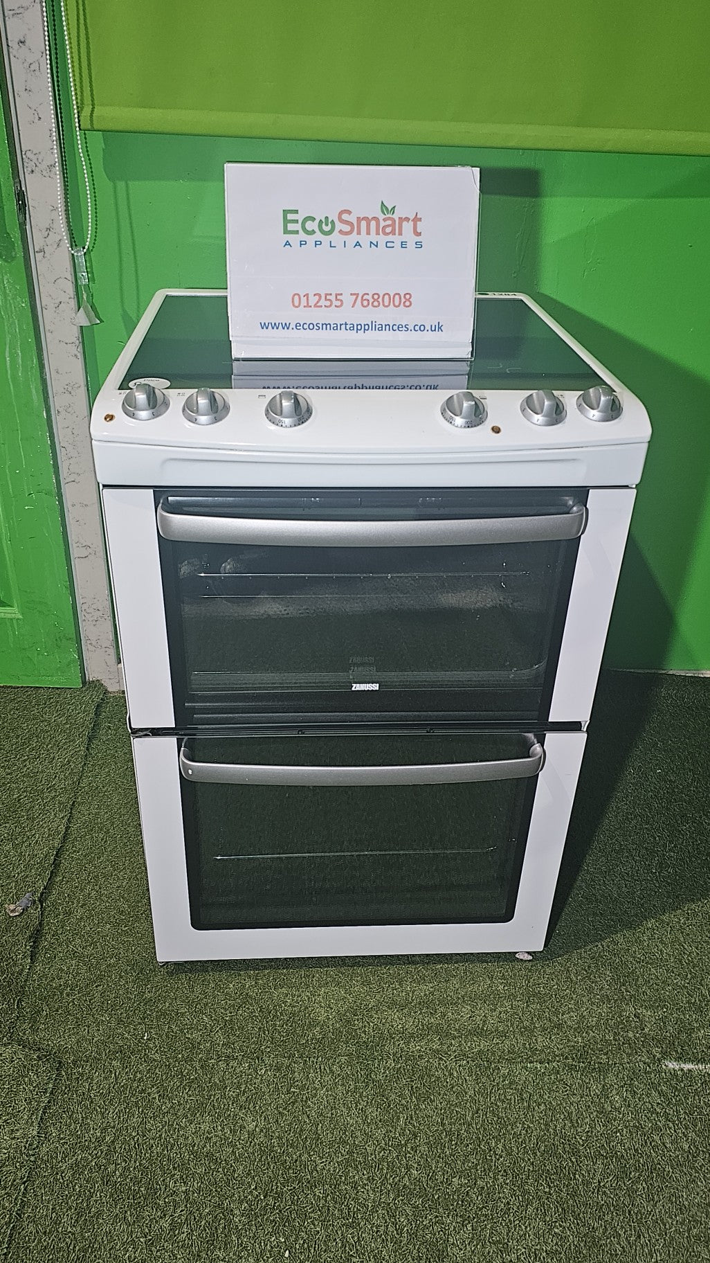 EcoSmart Appliances - Zanussi 60cm Electric Cooker with Double Oven (1284)
